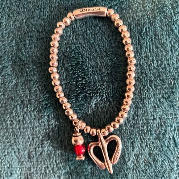 Uno de 50 bracelet and necklace Silver  NEW PRICE - Picture 2 of 3